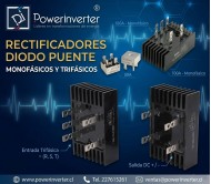 DIODO - PUENTE RECTIFICADOR MONOFASICO 1600V - 100A
